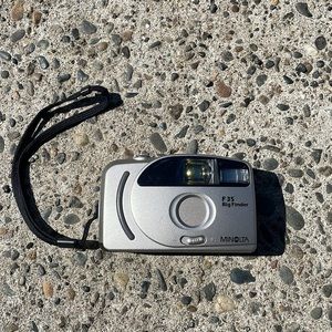 Minolta AF Big Finder Compact Point and Shoot 35mm Film Camera